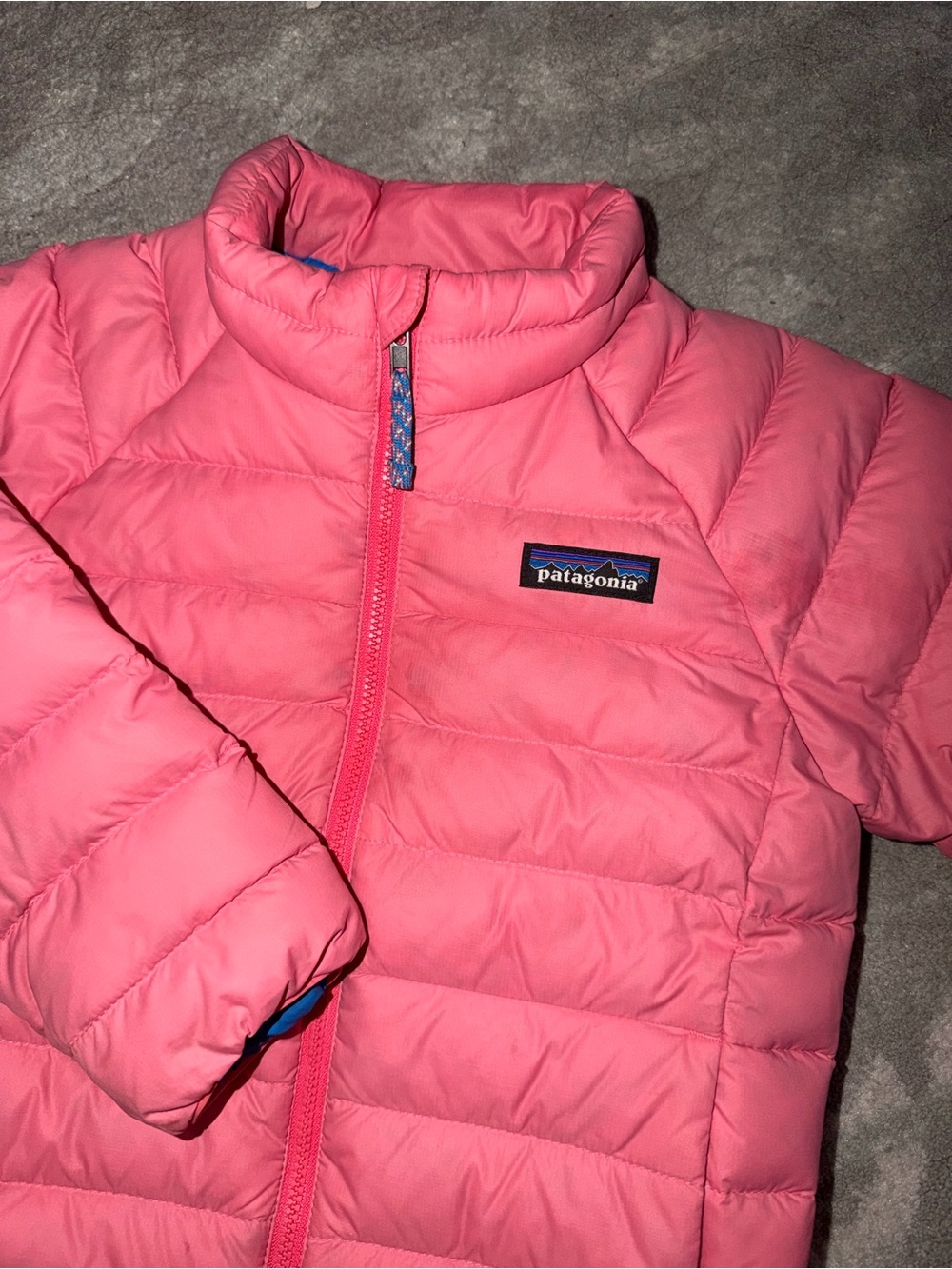 Kids Patagonia Coral Pink Puffer Jacket